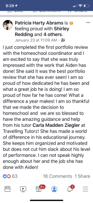 Homeschool Testimony