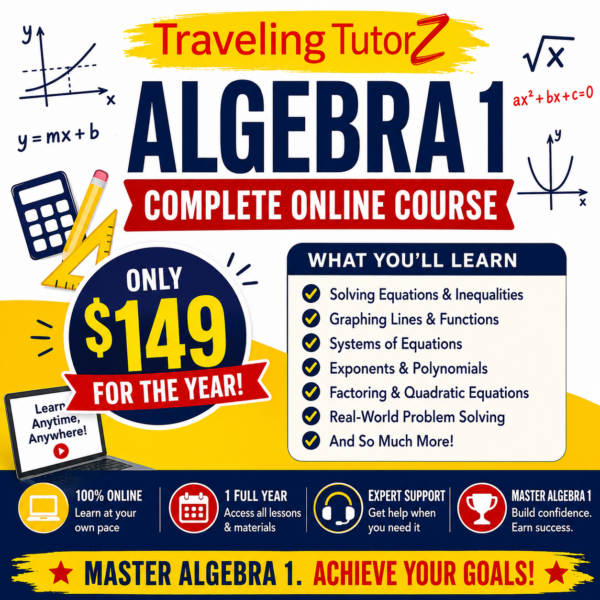 Algebra 1 Complete Course
