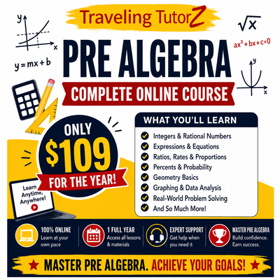Pre Algebra Complete Course