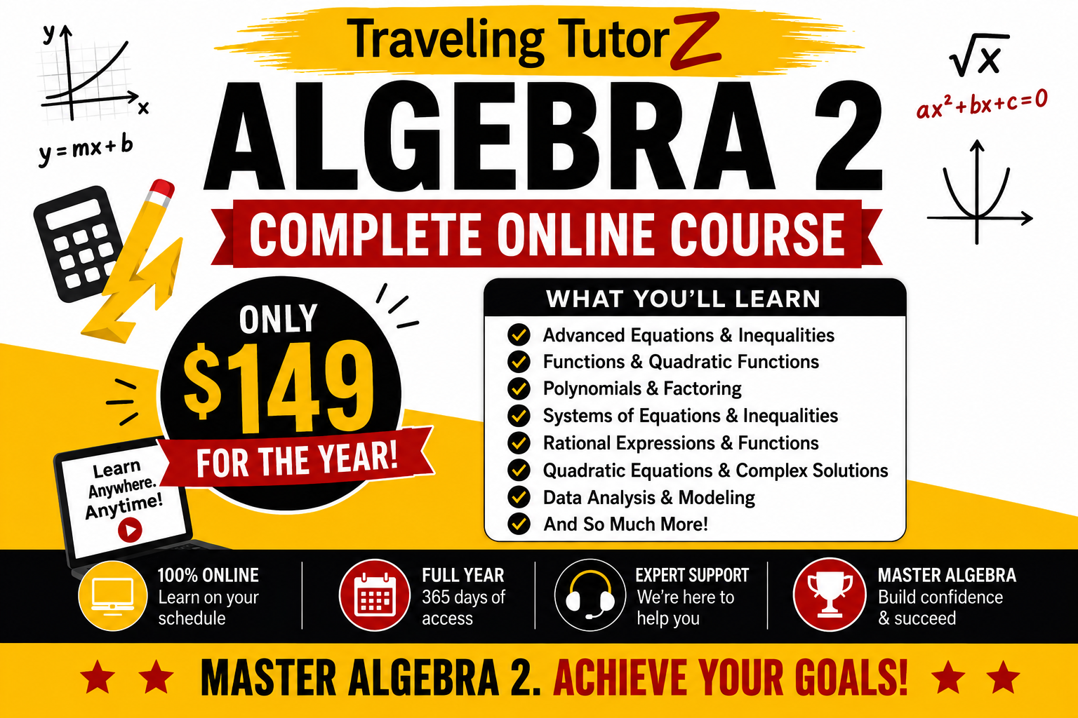 Algebra 2 Complete Course